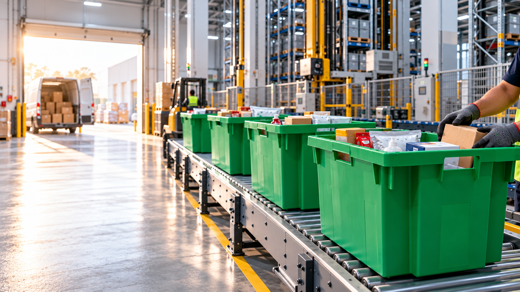 How Plastic Crates Keep E-commerce Moving Across the GCC
