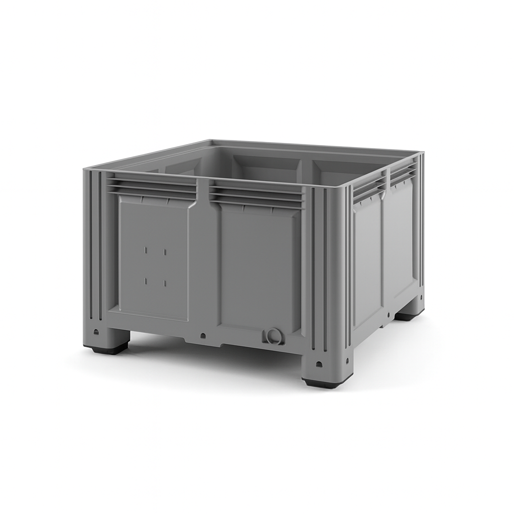 Plastic IBOX Container 1130x1130x760 (solid with legs)