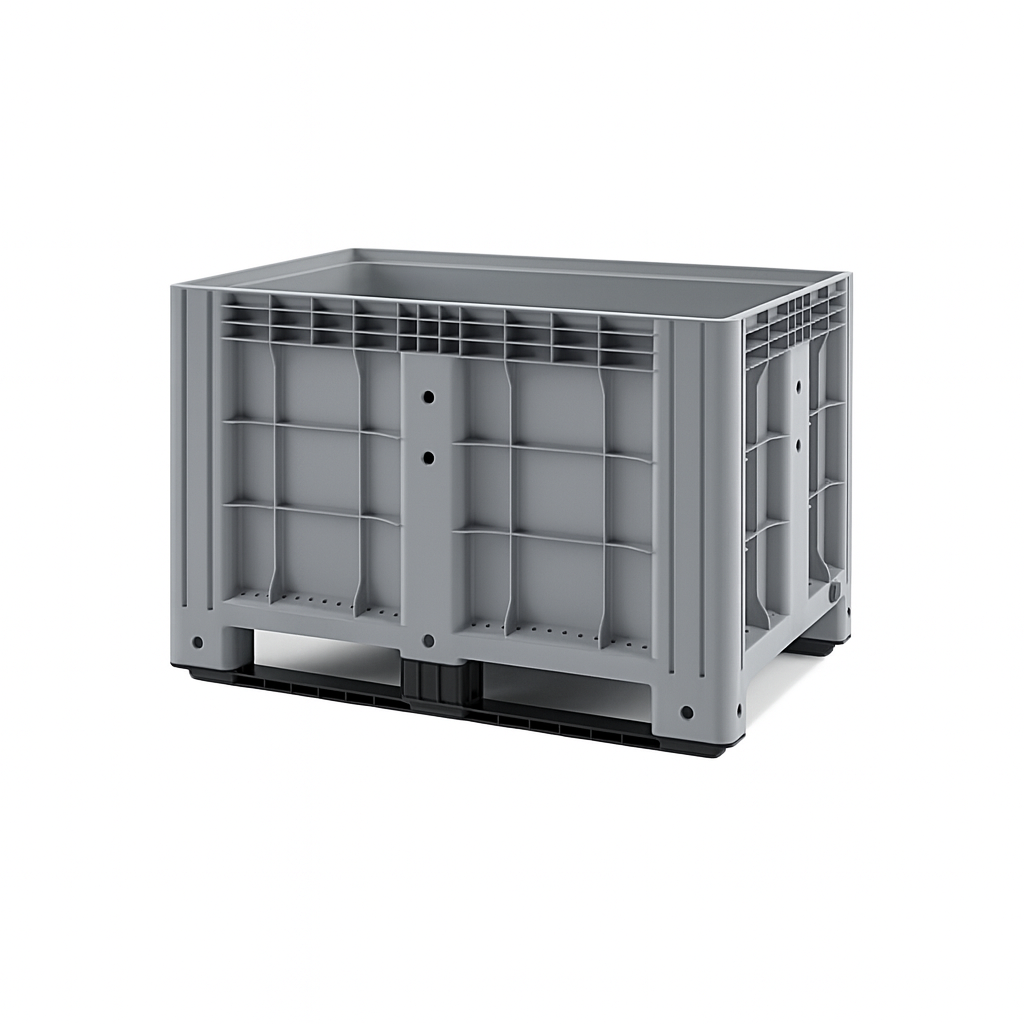 Plastic IBOX Container 1200х800 (solid, with runners)